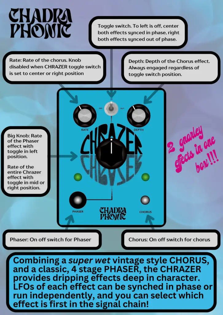 Chadraphonic CHRAZER pedal